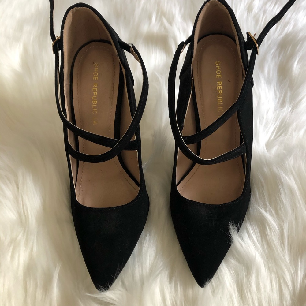 Heels suede leather - Picture 2 of 3